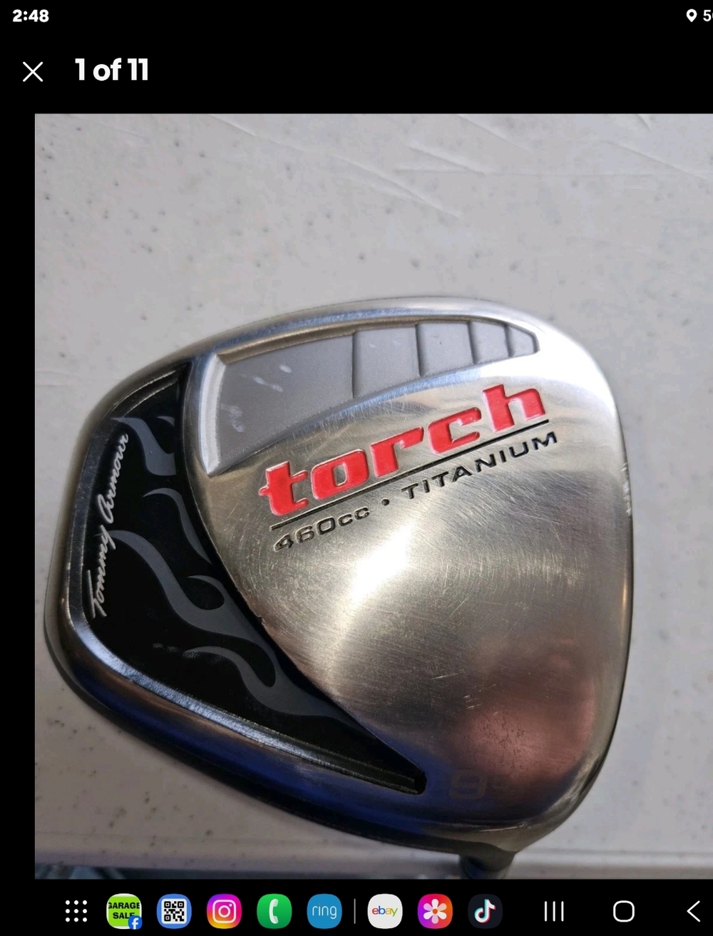 Tommy Armour Torch 9.5° Driver 460cc Titanium Graphite Shaft 45” RH